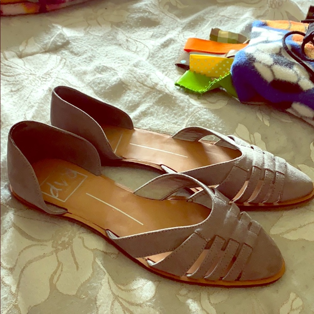 Brand new boutique slip on shoes-Gray